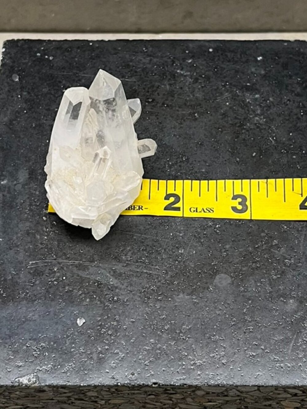 Clear Quartz Raw Natural Crystal Cluster, 2.1 ozs. - Picture 6 of 8